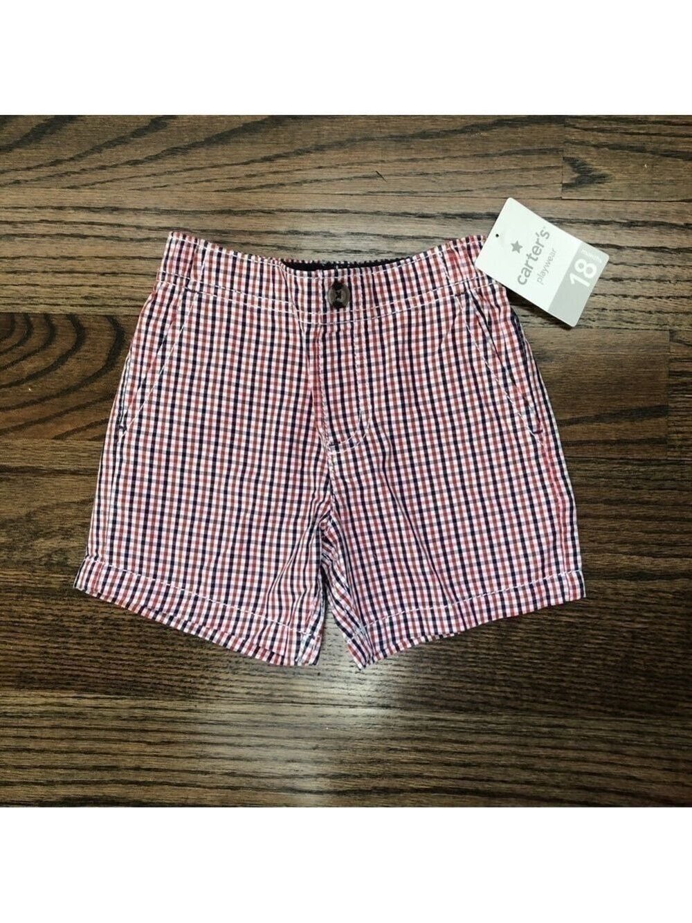 CARTER’S Baby Boy Plaid Shorts